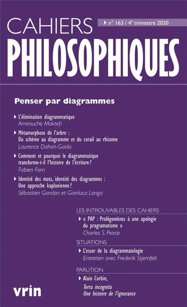 Cahiers philosophiques n.163 : penser par diagramme