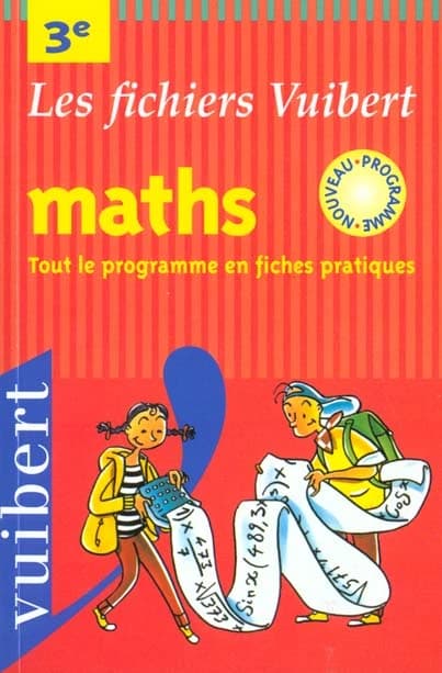 Maths, 3e : nouveau programme