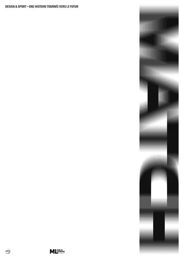 Match : design & sport, une histoire tournée vers le futur : [exposition, Paris, Musée du Luxembourg, 13 mars-11 août 2024]