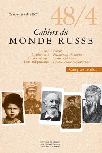 Cahiers du Monde russe, n° 48, 4