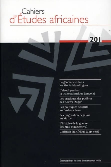 Cahiers d'études africaines n.201 : cahiers d'études africaines Tome 201