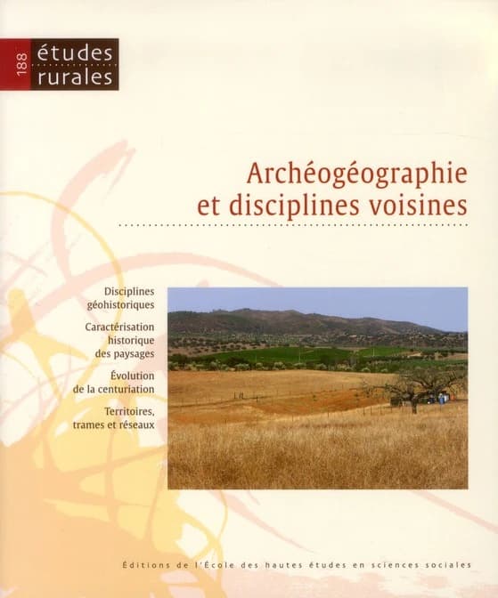 Archéogéographie et disciplines voisines