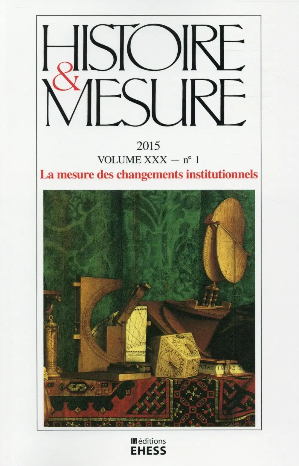 La mesure des changements institutionnels