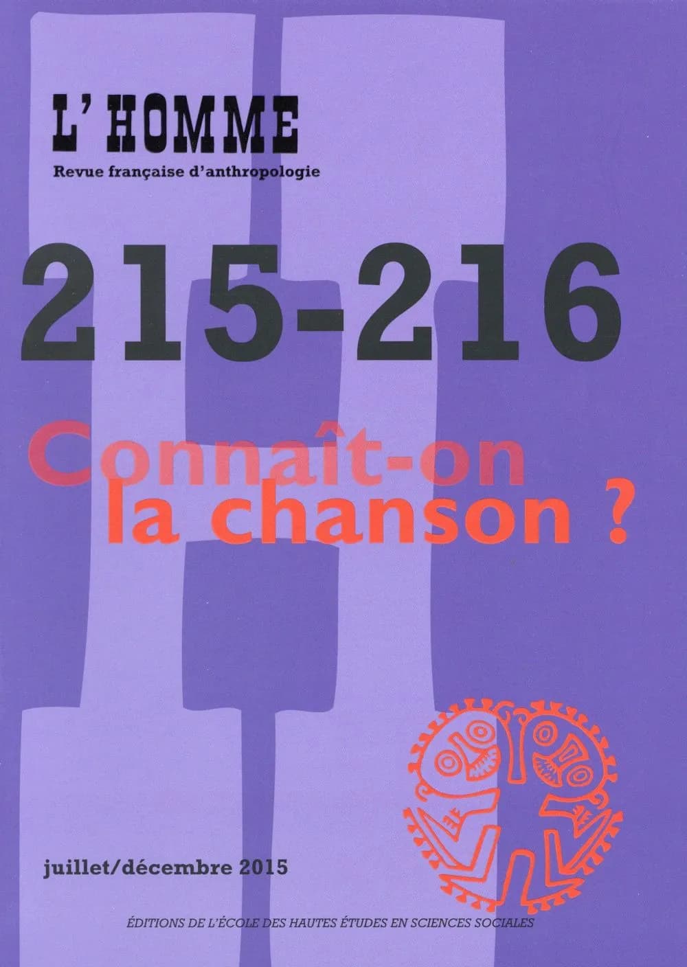 REVUE L'HOMME n.215