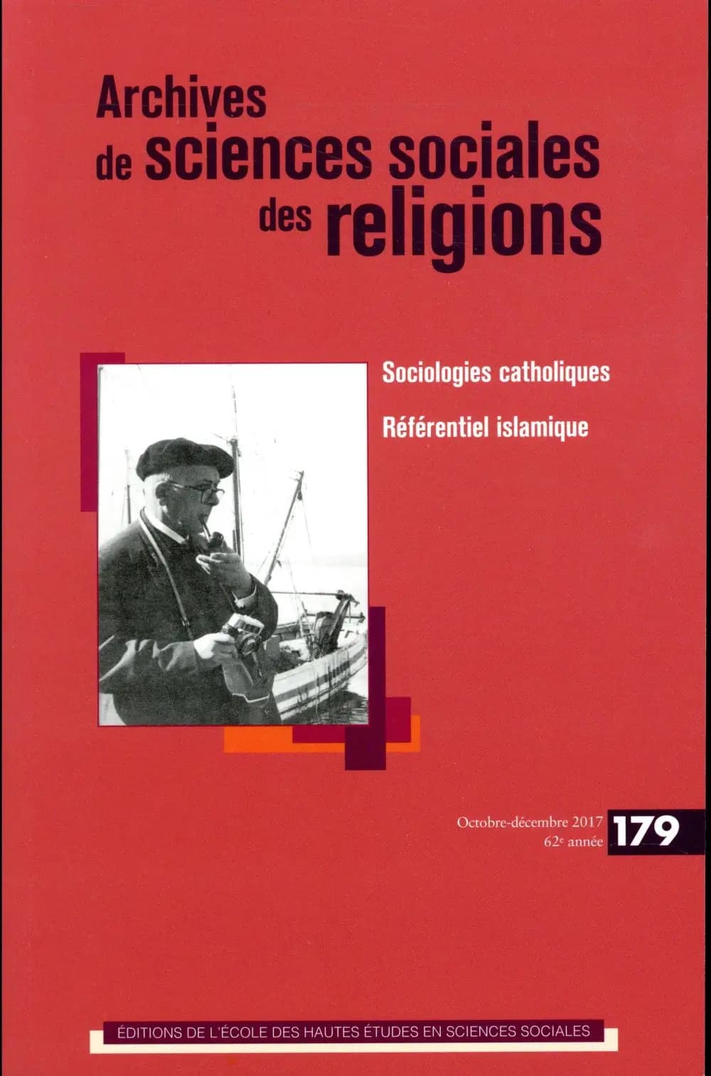 Archives de sciences sociales des religions n.179 : la sociologie catholique XIXe-XXe siècles ; suicide et fins dernières