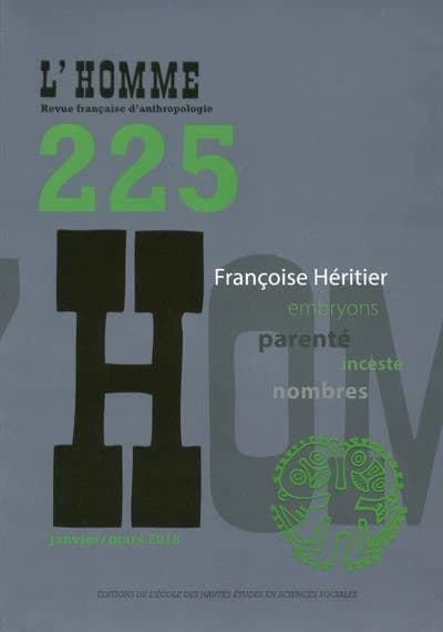 L'Homme. Revue française d'anthropologie, n° 225
