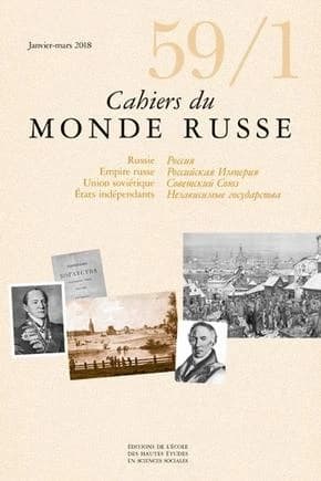 Cahiers Du Monde Russe, N° 59, 1