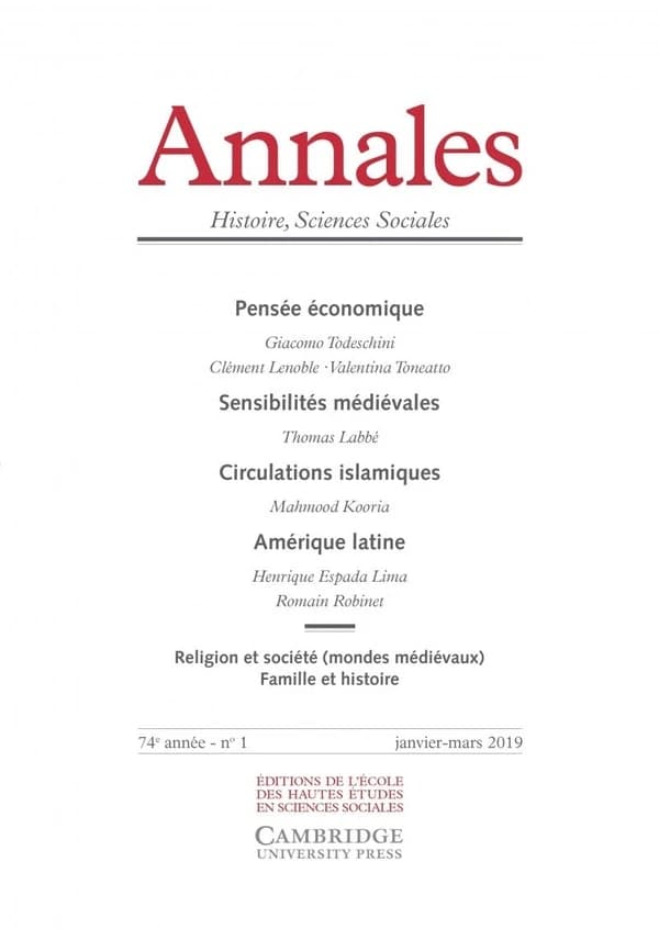 Annales. histoire sciences sociales, n  1-2019