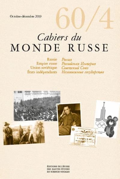 Cahiers du monde russe, n°60