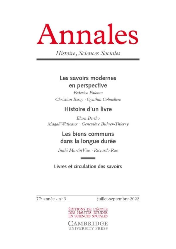 Revue Annales n.3 (édition 2022)