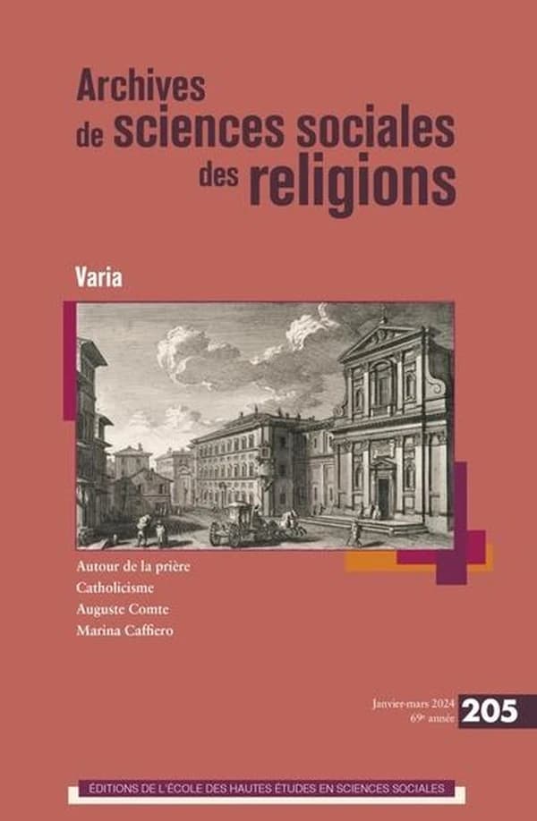 Archives de sciences sociales des religions n.205 : varia
