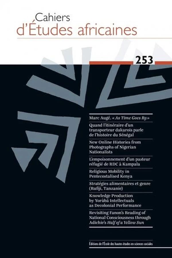 Cahiers d'études africaines n.253 : Varia