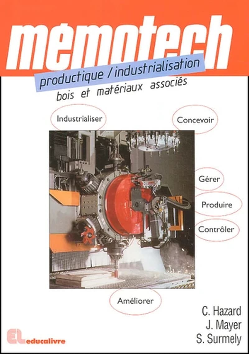 Mémotech productique, industrialisation, bois et matériaux associés : lycées professionnels, lycées des métiers, lycées techniques et polyvalents, écoles d'ingénieurs