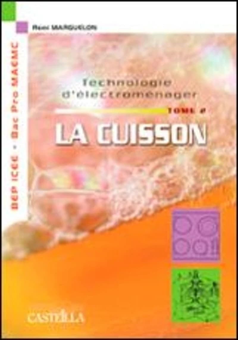 La cuisson : étude des appareils GEM de la famille de la cuisson, appareils à gaz, plaques de cuisson à foyers fonte, vitrocéramique et induction, fours traditionnels, vapeur et micro-ondes : BEP ICEE, Bac Pro MAEMC