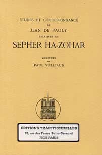 étude et correspondance sur le Sepher Ha-Zohar