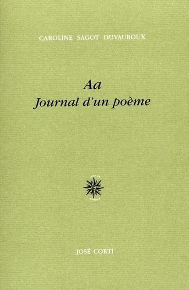 Aa : journal d'un poème