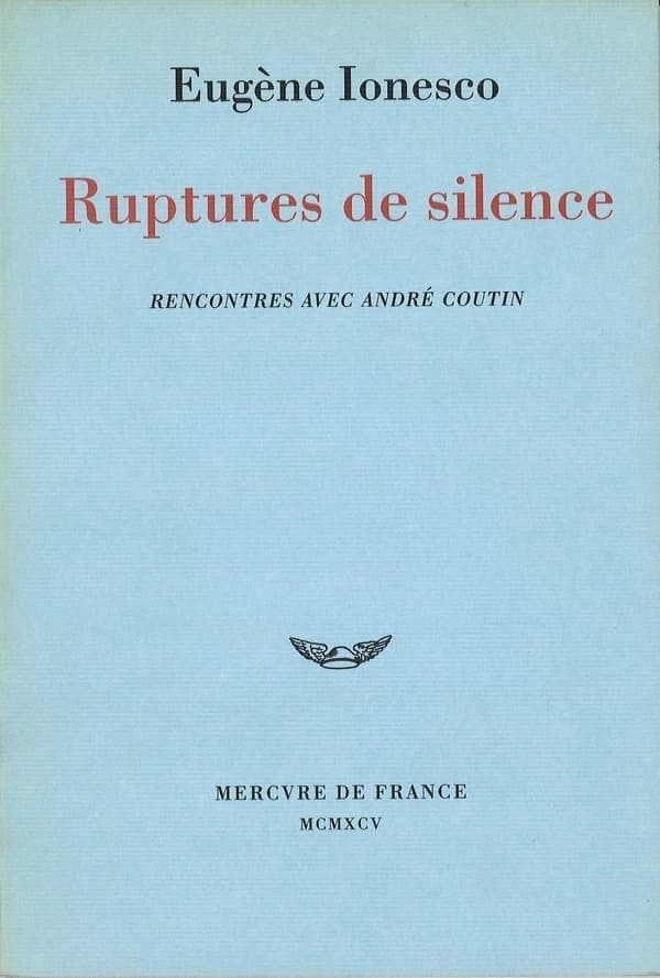 Ruptures de silence : rencontres avec André Coutin
