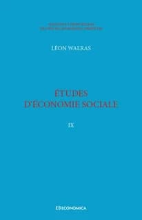 Études d'économie sociale : théorie de la répartition de la richesse sociale
