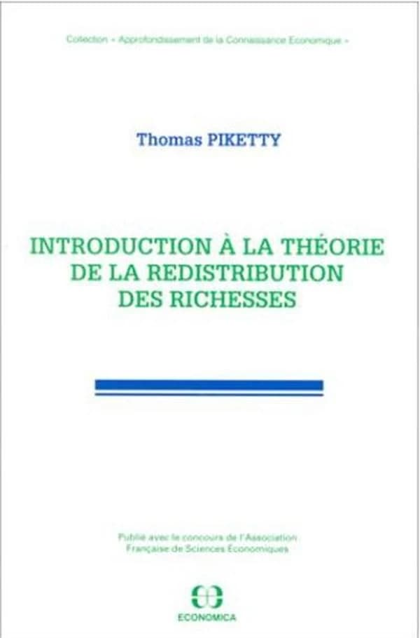 Introduction à la théorie de la redistribution des richesses