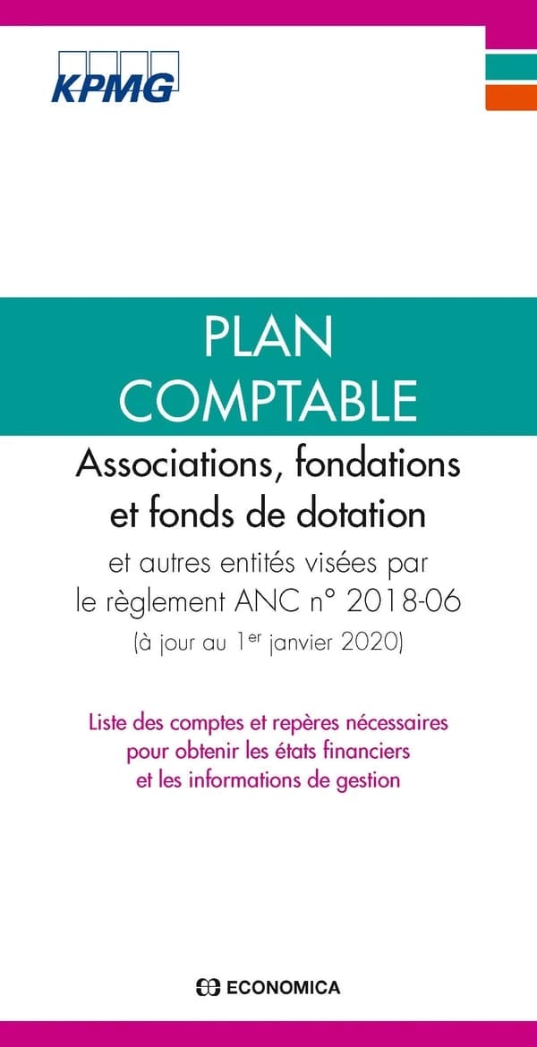 Plan comptable : associations, fondations et fonds de dotation et autres entités visées par le règlement ANC n° 2018-06 : liste des comptes et repères nécessaires pour obtenir les états financiers et les informations de gestion ([Éd.] à jour au 1er janvie