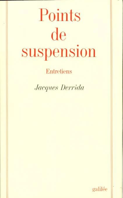Points de suspension : entretiens