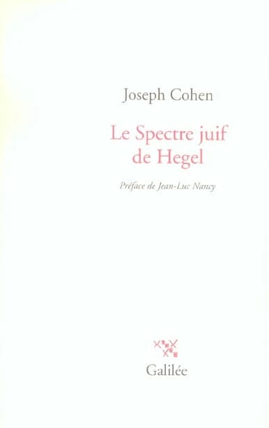 Le spectre juif de Hegel