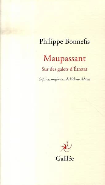Maupassant : sur des galets d'Étretat
