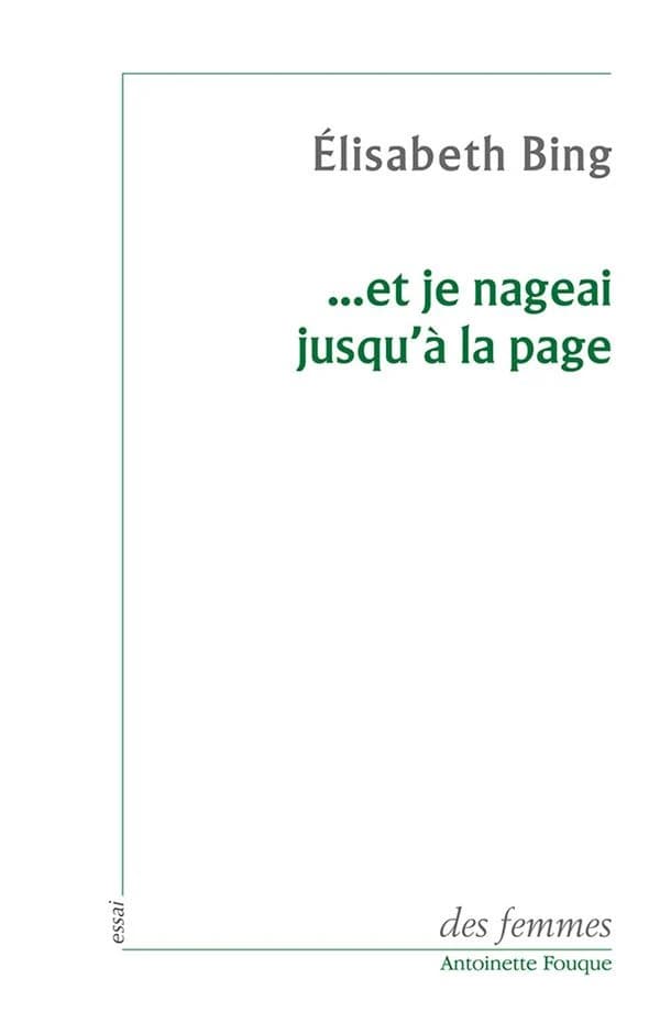 ...et je nageai jusqu'à la page