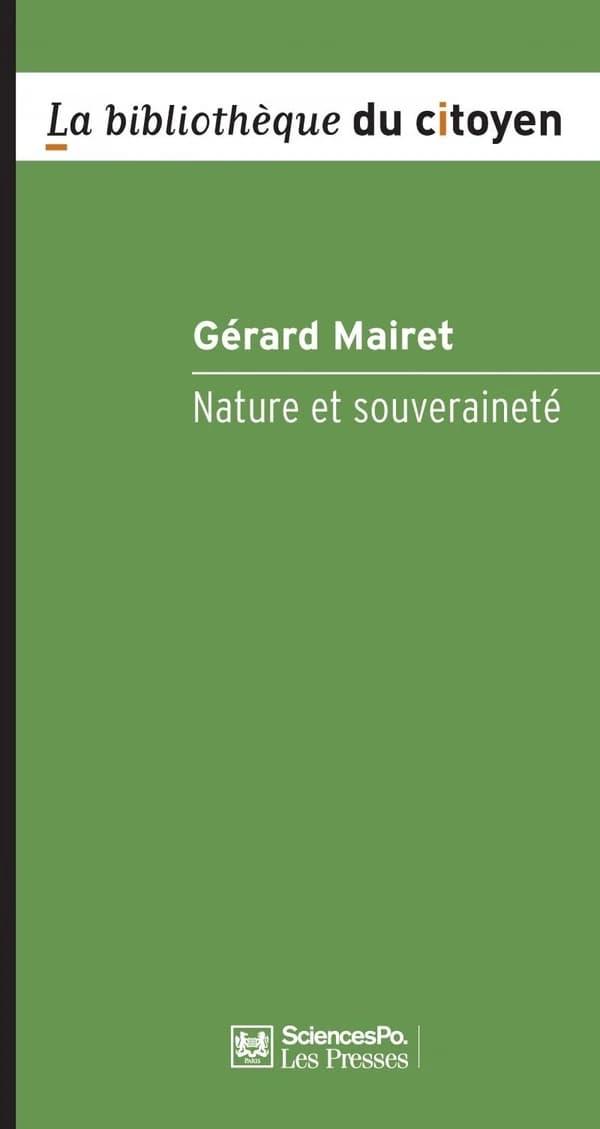 Nature et souveraineté : philosophie politique en temps de crise écologique