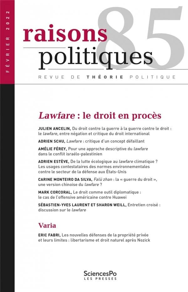 Revue raisons politiques n.85