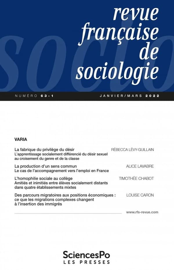 Revue française de sociologie