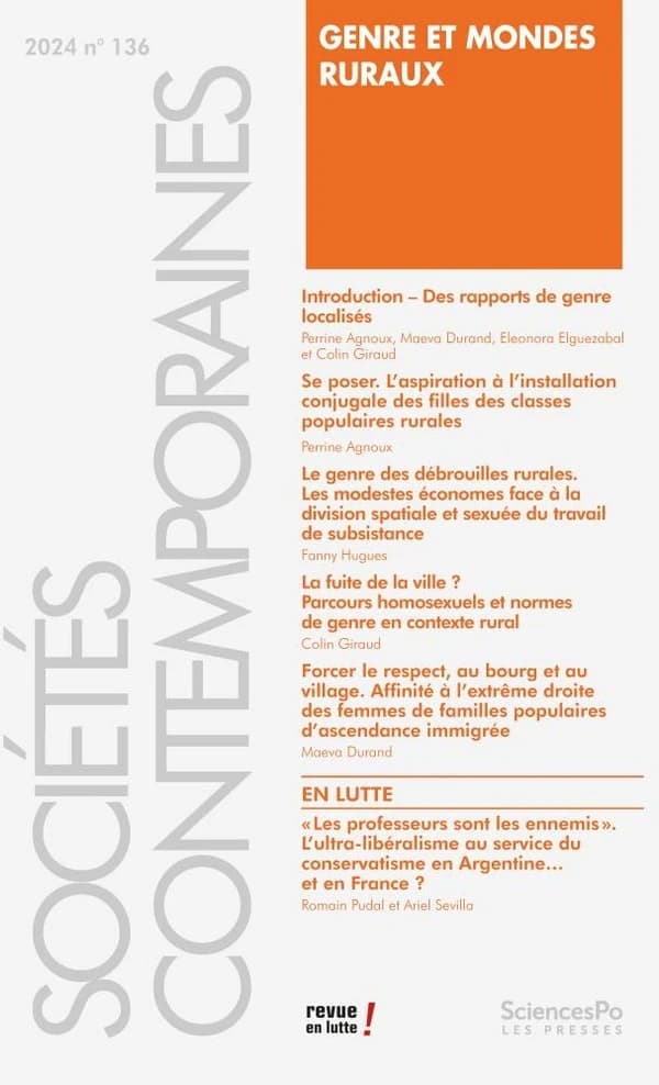 Revue sociétés contemporaines n.136 : Genre et mondes ruraux