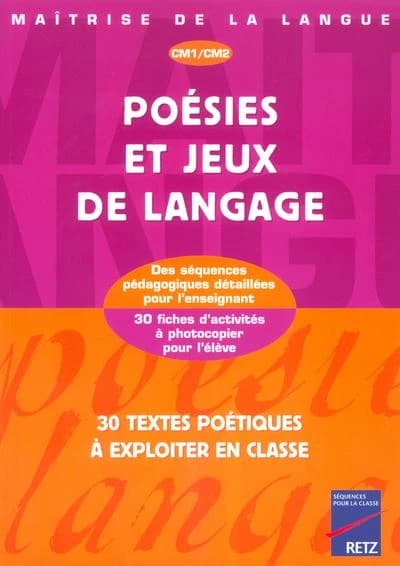 Poésies et jeux de langage, CM1-CM2