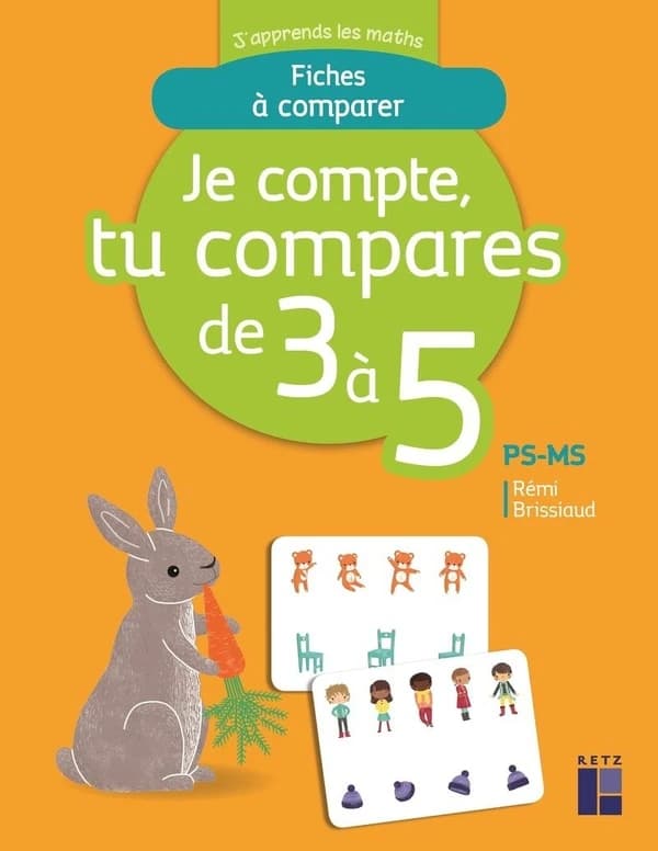 Je compte, tu compares de 3 à 5 PS-MS : Fiches à comparer