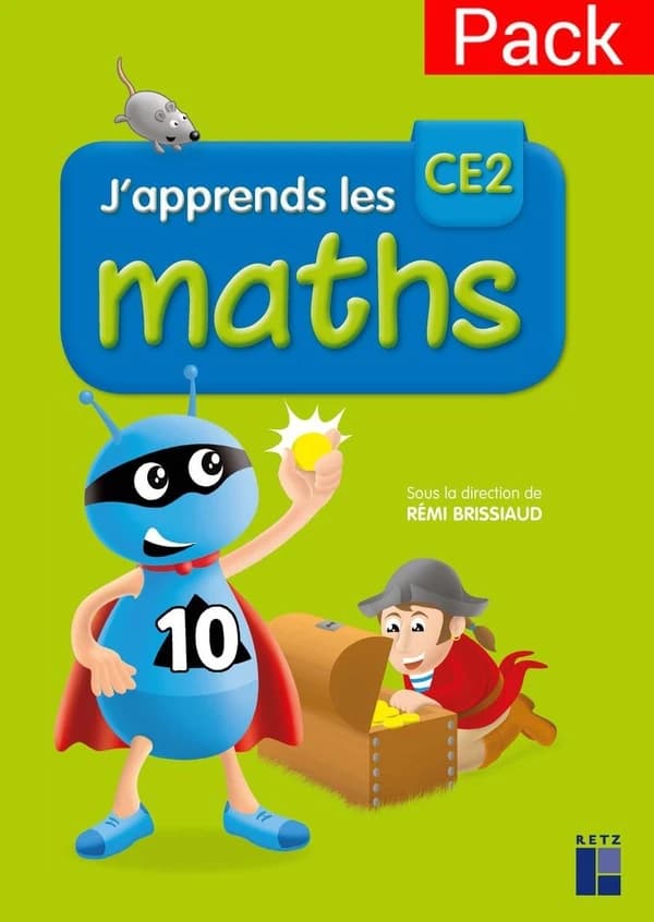J'apprends les maths avec Picbille : CE2 ; pack de 10 fichiers
