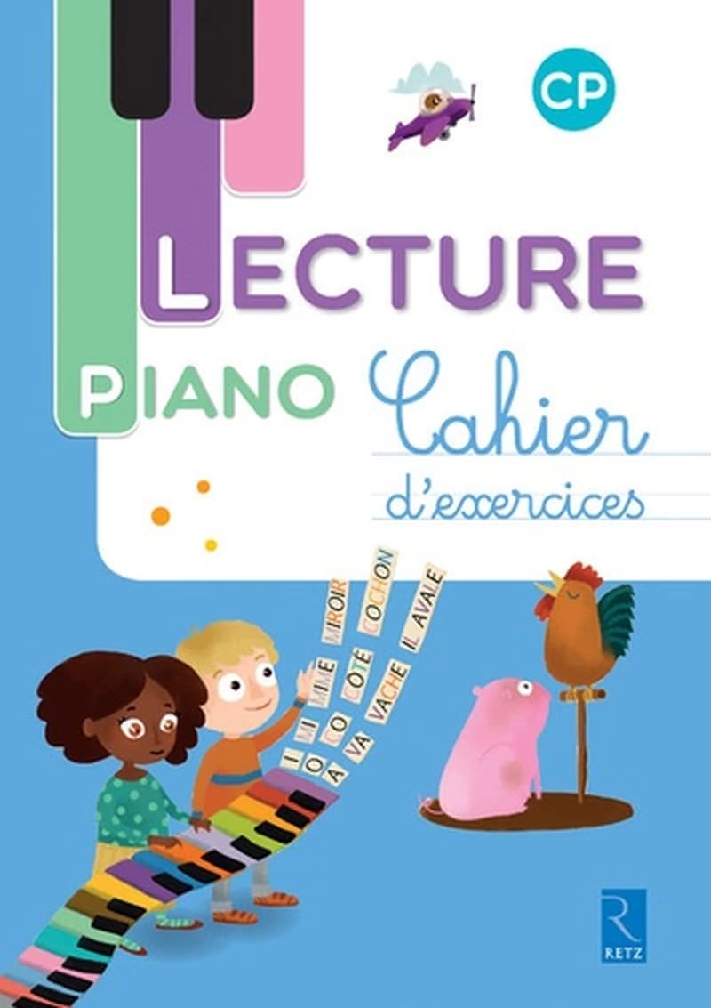 Lecture piano : CP ; cahier d'exercices (édition 2017)