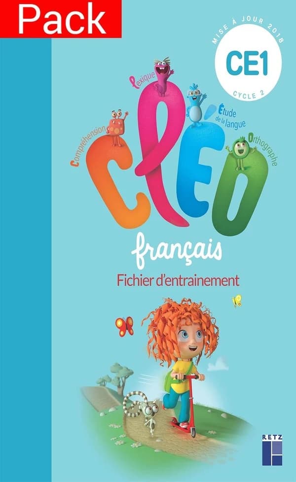 Français CE1 Cycle 2 CLEO Fichier d'entrainement : Pack en 10 volumes