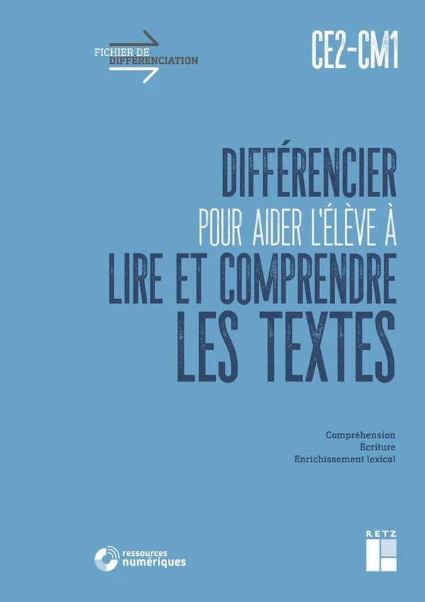 Fichier de différenciation : différencier pour aider l'élève à lire et à comprendre les textes ; CE2, CM1