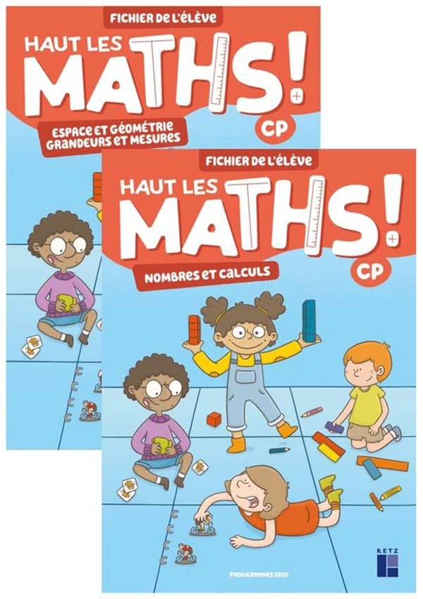 Haut les maths ; CP ; fichier de l'élève en 2 volumes (édition 2021)