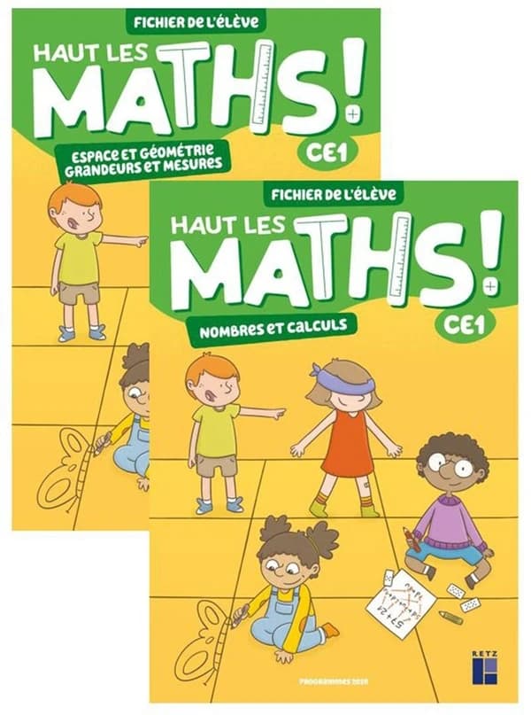 Haut les maths ! : CE1 : fichier de l'élève (édition 2021)