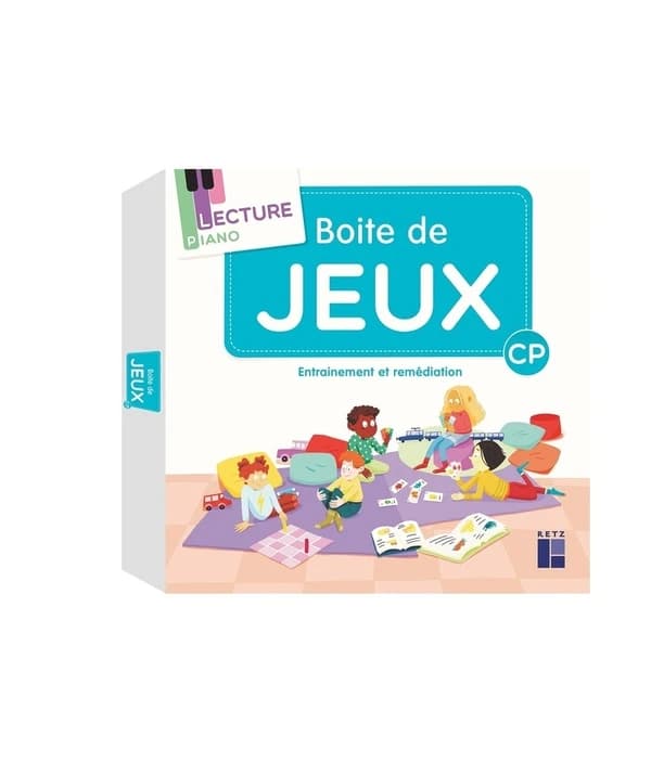 Lecture piano : boîte de jeux ; CP ; entraînement et remédiation
