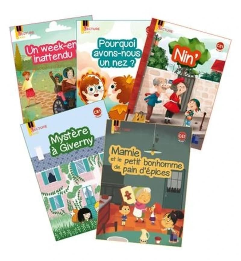 Lecture piano : CE1 ; pack de 5 albums individuels