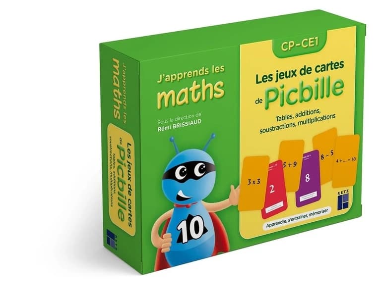 J'apprends les maths avec Picbille : tables, additions, soustractions, multiplications