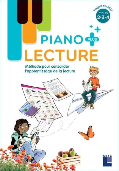 Lecture piano + : cycles 2, 3, 4 : programmes 2025