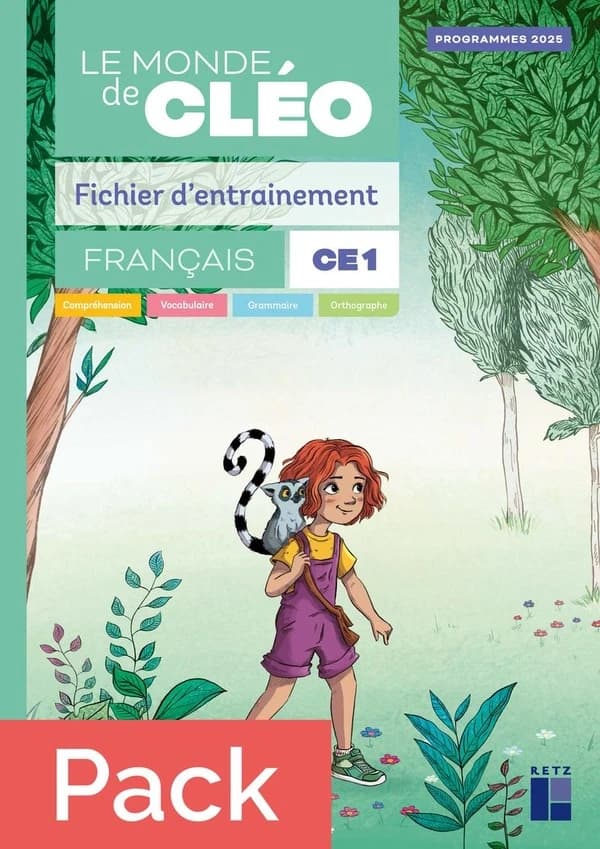 Le monde de Cléo : Français ; CE1 ; Fichier d'entraînement + Aide-mémoire (édition 2025)