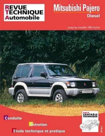 Mitsubishi Pajero Diesel jusqu'au modèle 1992 inclus