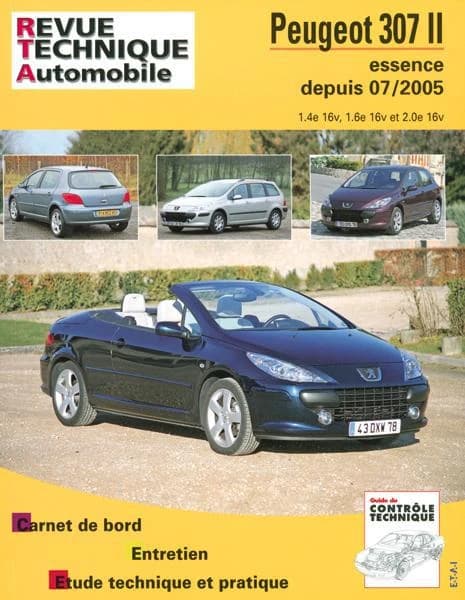 Rta b714.6 peugeot 307ii + cc 06