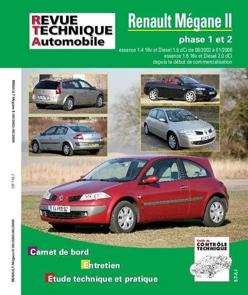 Rta b716.7 megane ii depuis 01