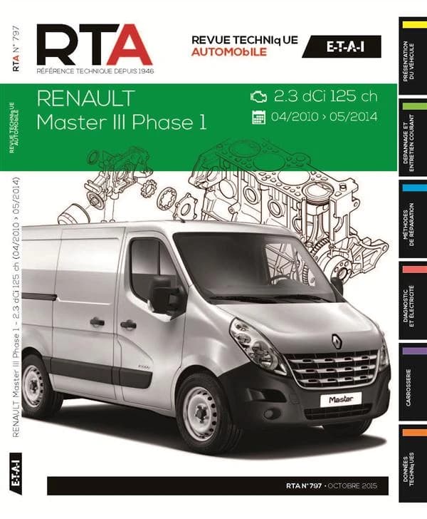 Revue technique automobile n.797 : Renault master III 2.3 dCi 04
