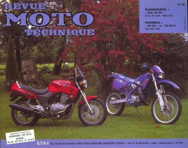 Rmt 98.4 kawasaki kdx 125